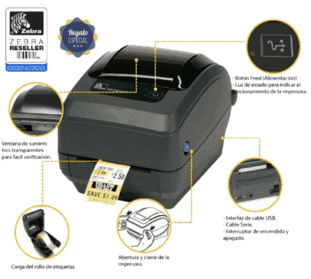 Máy in Mã vạch Zebra GK420