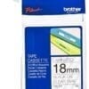Nhãn in Brother TZe-141 | 18mm x 8m | Chữ Đen trên nền Trong 1