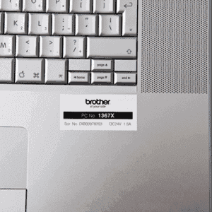 Nhãn in Brother TZe-251 | 24mm x 8m | Chữ Đen trên nền Trắng