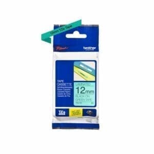 Nhãn in Brother TZe-731 | 12mm x 8m | Chữ Đen trên nền Xanh lá 1