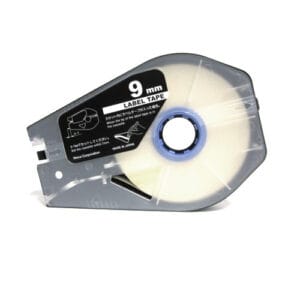 Nhãn in Canon TM-LBC9S | 9mm nền Bạc