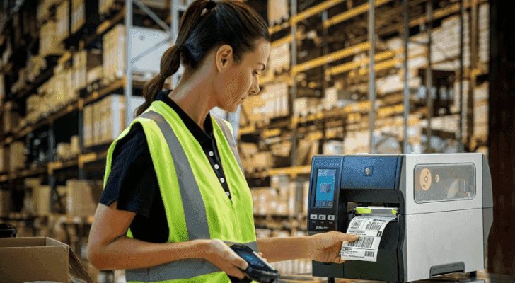 Máy in Mã vạch Zebra 110Xi4 300dpi