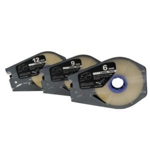 Nhãn in Canon TM-LBC9W | 9mm nền Trắng
