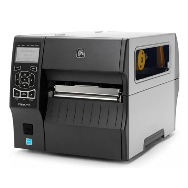 Zebra là thương hiệu đầu ngành, vị trí số 1 của ngành RFID và in nhãn công nghiệp trên thế giới. Trụ sở Zebra đặt tại Illinois, Hoa Kỳ (USA). Hơn 50 năm hoạt động, tên tuổi Zebra gắn liền với Chất lượng, sự Bền bỉ và tính Tích hợp toàn diện. Xếp sau Zebra, bạn có thể cân nhắc thương hiệu Honeywell cũng đến từ USA (Mỹ) với chi phí khiêm tốn hơn. Hoặc thấp hơn nữa, bạn có thể xem xét đến các thương hiệu Máy In Mã Vạch khác từ: Hàn Quốc (Bixolon), Đài Loan (TSC, Godex), Trung Quốc (Xprinter)... Zebra ZT420 203dpi được thiết kế mềm mại với mặt trước bo cong các góc, được áp mặt trước bằng nhựa tổng hợp có khả năng chịu nhiệt và va đập tốt, phần khung và nắp máy bằng kim loại rắn chắc và dễ dàng xếp gọn. Màn hình LCD kích thước lớn và nút nhấn có độ nảy tốt dùng dễ thao tác và cùng với các đèn led đơn hiển thị các màu sắc xanh, cam, đỏ để báo tình trạng hoạt động. Máy in mã vạch Zebra ZT420 203dpi khổ in lên đến 168mm (6in), tốc độ in tối đa lên đến 305mm/s, sử dụng mực in kích thước 300m hoặc 450m (chiều dài).        Zebra ZT420 203dpi sử dụng đa dạng ruy băng mực Wax, Wax Resin, Resin và cuộn giấy tem decal các loại kiểu: Continuous (liên tục), die-cut (bế sẵn), notch, black-mark (đánh dấu đen) hiệu quả. Máy in mã vạch Zebra ZT420 203dpi có nhiều cổng kết nối như USB, RS232, Paralell, Ethernet được tích hợp ngay ở các phiên bản tiêu chuẩn mà không phải tùy chọn thêm như các dòng máy cạnh tranh, đây là điểm nổi bật đã tiết kiệm chi phí đầu tư cho các doanh nghiệp khi mà nhu cầu in tem nhãn ngày càng nhiều phát sinh và cần máy linh hoạt hỗ trợ nhiều cổng giao tiếp để chia sẻ cho nhiều người sử dụng trong cùng một hệ thống.  Môi trường Link-OS của Zebra cung cấp các chức năng tăng cường để giám sát, quản lý và duy trì máy in Zebra ZT420 203dpi từ bất kỳ vị trí nào. Cloud Connect cho phép các máy in Link-OS an toàn và trực tiếp tương tác với Cloud để in và quản lý thiết bị. Quản lý hồ sơ cho phép bạn chỉnh sửa và quản lý một máy in, hàng loạt máy in hoặc tất cả các máy in Link-OS trên mạng của bạn, bất cứ nơi nào trên thế giới. Máy in mã vạch Zebra nói chung và Model Zebra ZT420 203dpi nói riêng có độ tin cậy cao, tốc độ in cao (305mm/s), khổ in lớn 168mm (6in). Zebra ZT420 203dpi được sử dụng trong nhiều ngành công nghiệp, sản xuất, chế tạo, vận chuyển, kho bãi, logistcs, tự động hóa, ... Ngoài ra, với các yêu khác nhau về độ phân giải, Quý Khách hàng có thể lựa chọn thêm: model Zebra ZT420 300dpi. Thông tin thêm, model Zebra ZT420 203dpi đã được nhà sản xuất thay thế bằng model Zebra ZT421 203dpi từ năm 2020 với nhiều cải tiến:   Đặc biệt là màn hình màu cảm ứng màu thay cho màn hình led và nút bấm truyền thống.   Kết nối không dây tùy chọn hỗ trợ 802.11ac và Bluetooth.   Cửa Bifold cho hiệu quả không gian lắp đặt dễ dàng.    Tính năng trợ giúp tích hợp với Mã QRCode. Thông tin chi tiết, Quý khách hàng có thể tham khảo tại đây: model Zebra ZT421 203dpi hoặc model Zebra ZT421 300dpi. Máy in Mã vạch Zebra ZT420 203dpi