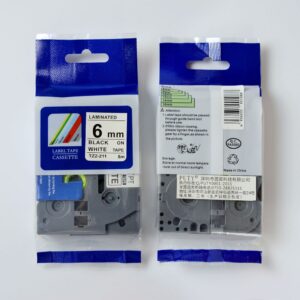 Nhãn in CZe-211 | 6mm x 8m | Chữ Đen trên nền Trắng 1