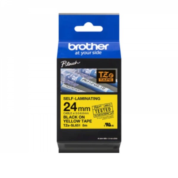 nhan in brother tze sl651 24mm x 8m nen vang tu can mang 5