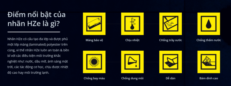 nhan in sieu deo hze fx721 9mm x 8m chu den tren nen xanh la 1