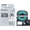 Nhãn in TEPRA SS36K | 36mm x 8m | Chữ Đen trên nền Trắng