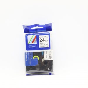 Nhãn in CZe-M951 | 24mm x 8m | Chữ Đen trên nền Bạc
