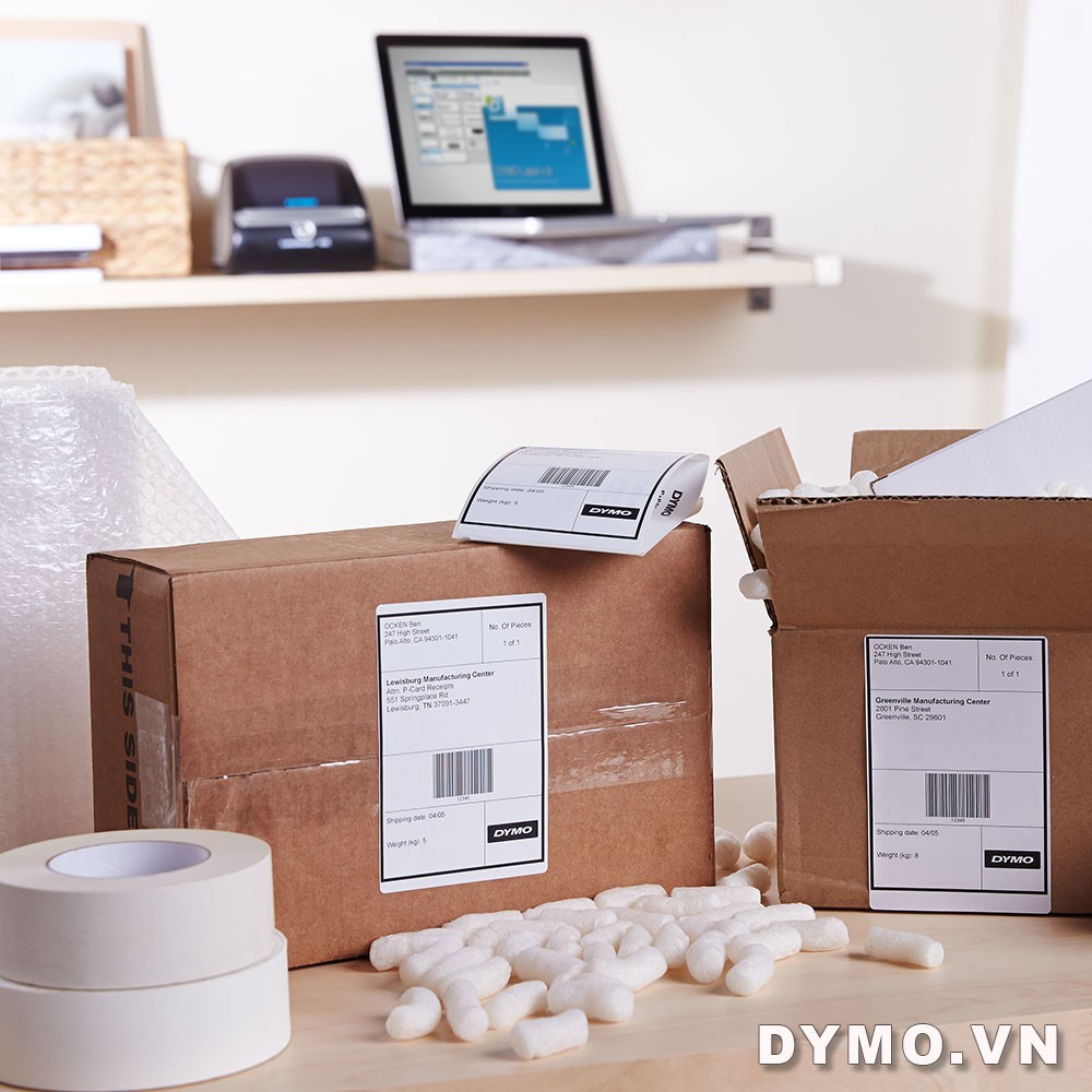 may in nhan dymo labalwriter 450 turbo