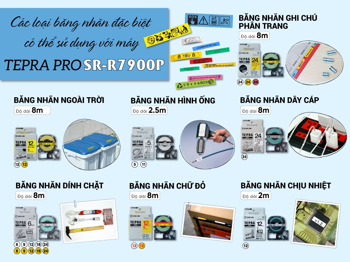 Máy in nhãn Tepra SR5900P