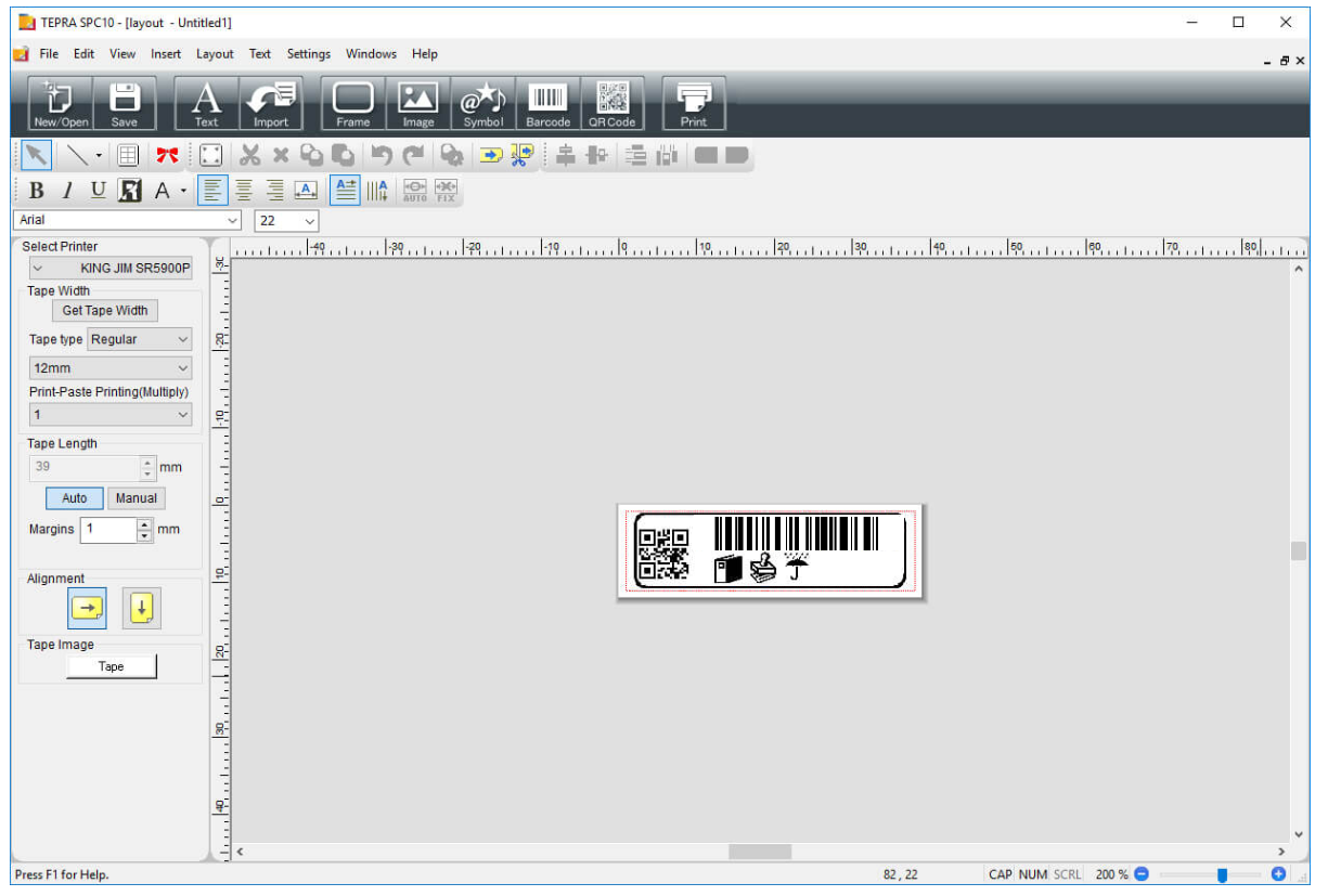 Máy in nhãn Tepra Pro SR970 King Jim