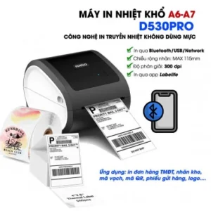 may in tem nhan aimo d530 pro 300dpi bluetooth in tem phu 1