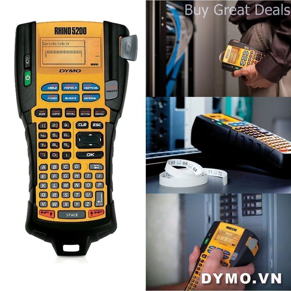 Máy in nhãn DYMO Rhino 5200 6 Máy in nhãn DYMO Rhino 5200