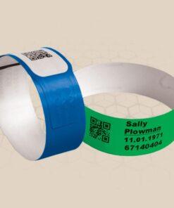 Vòng đeo tay bệnh viện dành cho người lớn tự dán ECO25-FC đủ màu 25mm