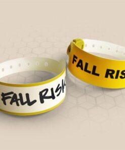 CẢNH BÁO NGUY CƠ RƠI NGÃ 30mm vòng đeo tay bệnh viện cho người lớn có khóa cài