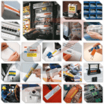 Nhãn in Brother TZe-121 | 9mm x 8m | Chữ Đen trên nền Trong