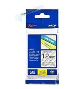 Nhãn in Brother TZe-131 | 12mm x 8m | Chữ Đen trên nền Trong