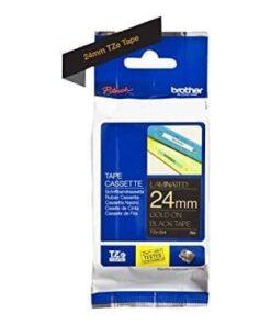 Nhãn in Brother TZe-354 | 24mm x 8m | Chữ Vàng trên nền Đen