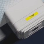 Nhãn in Brother TZe-611 | 6mm x 8m | Chữ Đen trên nền Vàng