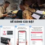 Máy in hình xăm di động M08F 9 Máy in hình xăm di động M08F