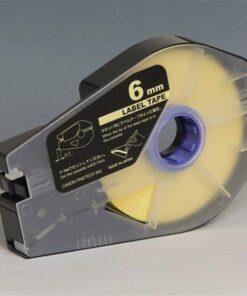 Nhãn in Canon TM-LBC6S | 6mm nền Bạc