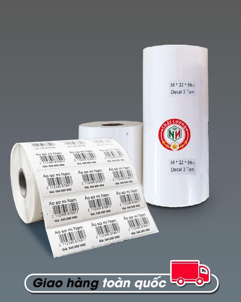 Decal nhiệt 35x22x50m - 3 con tem / hàng 1 Decal nhiệt 35x22x50m - 3 con tem / hàng