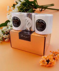 hộp nhãn tem vàng - jewelry tag label - 5000 nhãn