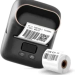 Máy in nhãn di động M110, Bluetooth, in qua app, màu đen
