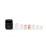 Máy in nhãn di động M110, Bluetooth, in qua app, màu đen