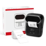 Máy in nhãn di động M110, Bluetooth, in qua app, màu đen