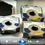 Nhãn in Brady BMP91 | 12mm x 22m | Nền Trắng