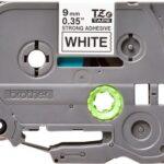 nhan in brother sieu dinh tze s221 9mm x 8m chu den tren nen trang