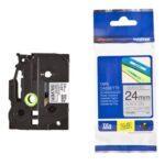 Nhãn in Brother TZe-M951 | 24mm x 8m | Chữ Đen trên nền Bạc