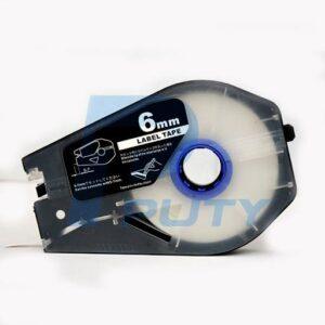 Nhãn in Canon PT-1106S | 6mm nền Bạc