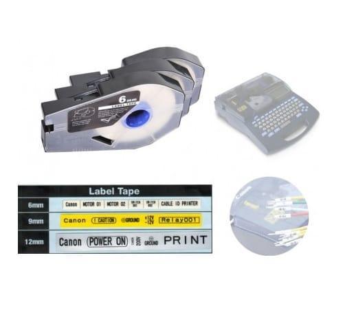 Nhãn in Canon PT-1112Y | 12mm nền Vàng 2 Nhãn in Canon PT-1112Y | 12mm nền Vàng