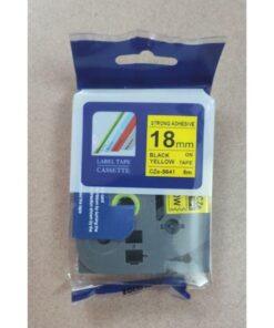 Nhãn in CZe-243 | 18mm x 8m | Chữ Xanh trên nền Trắng