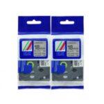 Nhãn in CZe-M941 | 18mm x 8m | Chữ Đen trên nền Bạc