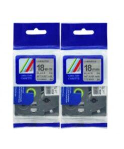 Nhãn in CZe-M941 | 18mm x 8m | Chữ Đen trên nền Bạc