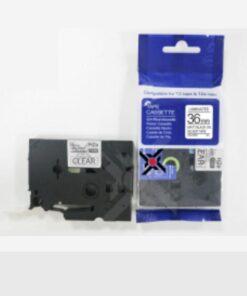 Nhãn in CZe-M961 | 36mm x 8m | Chữ Đen trên nền Bạc