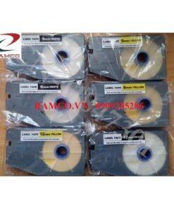 Nhãn in L-Mark LM506WL | 6mm x 20m | Nền Trắng