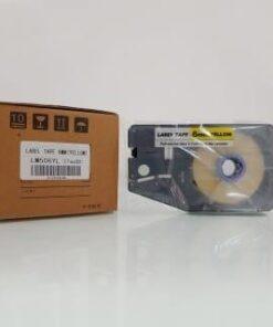 Nhãn in L-Mark LM506YL | 6mm x 20m | Nền Vàng