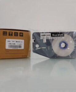 Nhãn in L-Mark LM509SL | 9mm x 20m | Nền Bạc