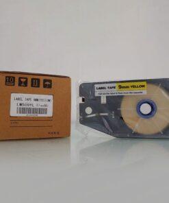 Nhãn in L-Mark LM509YL | 9mm x 20m | Nền Vàng