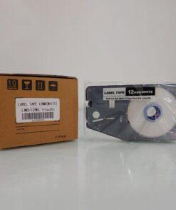 Nhãn in L-Mark LM512WL | 12mm x 20m | Nền Trắng