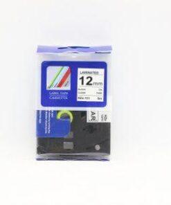 Nhãn in Siêu Dính CZe-S131 | 12mm x 8m | Chữ Đen trên nền Trong