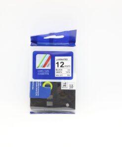 Nhãn in Siêu Dính CZe-S231 | 12mm x 8m | Chữ Đen trên nền Trắng