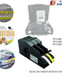 Nhãn in Supvan TP-L06ES | 6mm x 16m | Nền Xám
