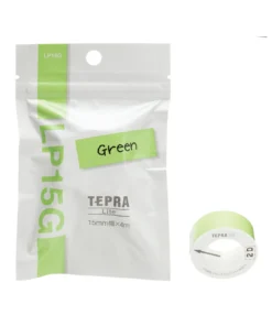 Nhãn in TEPRA LITE LP15G | 15mm x 4m | Màu Xanh lá