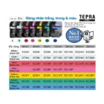 Nhãn in TEPRA Phân trang SCY24Y | 24mm x 8m | Chữ Đen trên nền Vàng